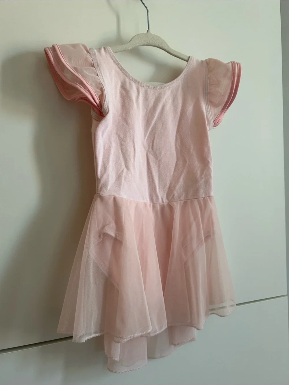 Girls Light Pink Tulle Ballet Dance Dress - Size 110 (US5)